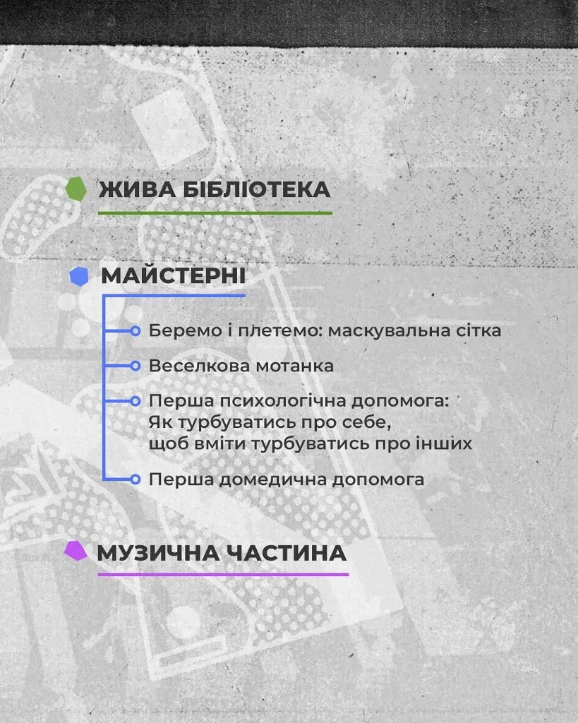 Програма заходів фестивалю «Єдині як ніколи»