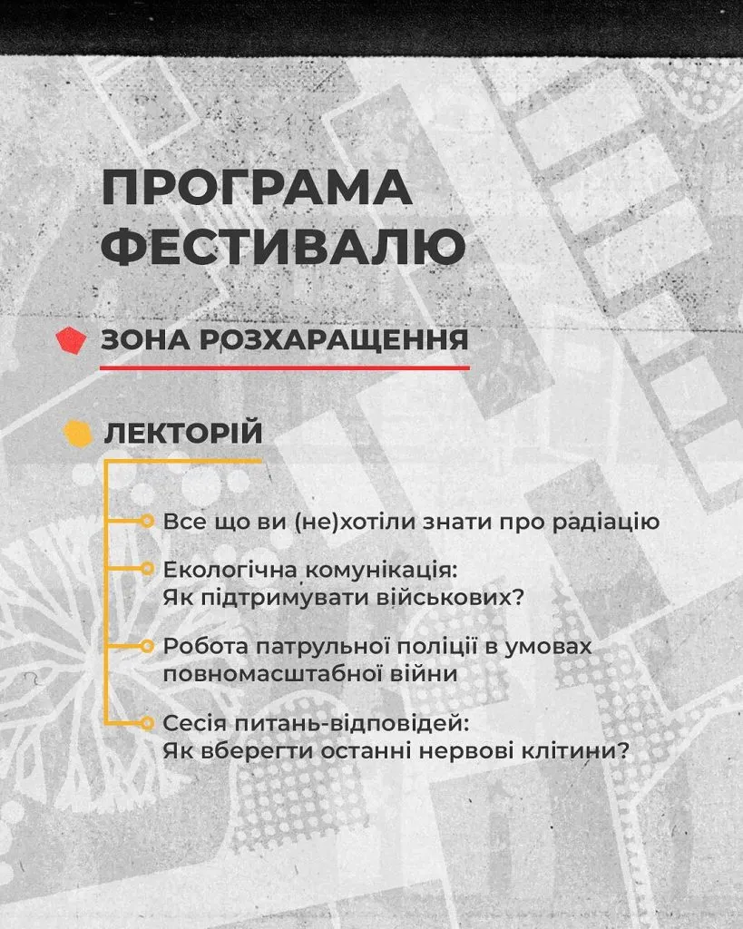 Програма заходів благодійного фестивалю «Єдині як ніколи»