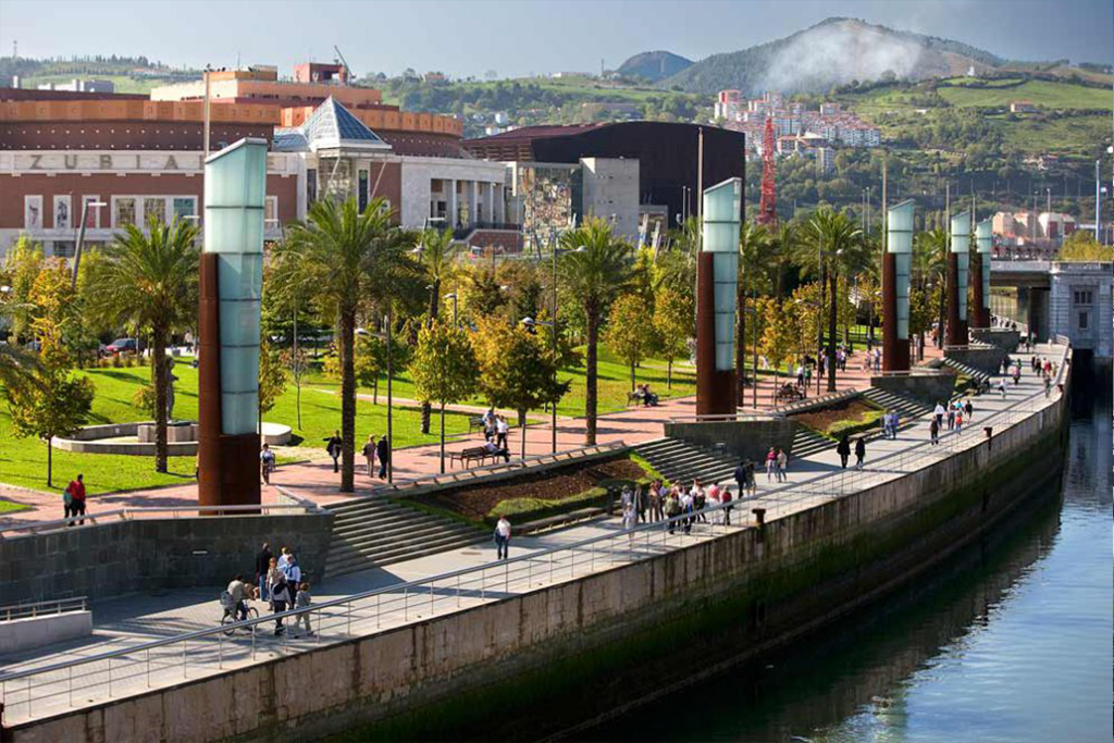 Набережна БІльбао веде від нового центру міста до ратуші