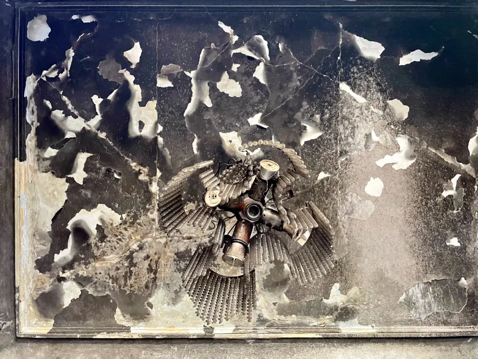 Пошкодження Будинку архітектора після пожежі. Фото Дмитра Кузубова