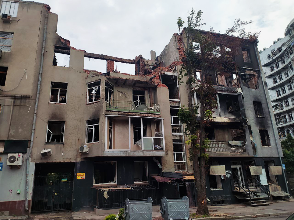 Будинок на Мироносицькій, 32 постраждав найбільше