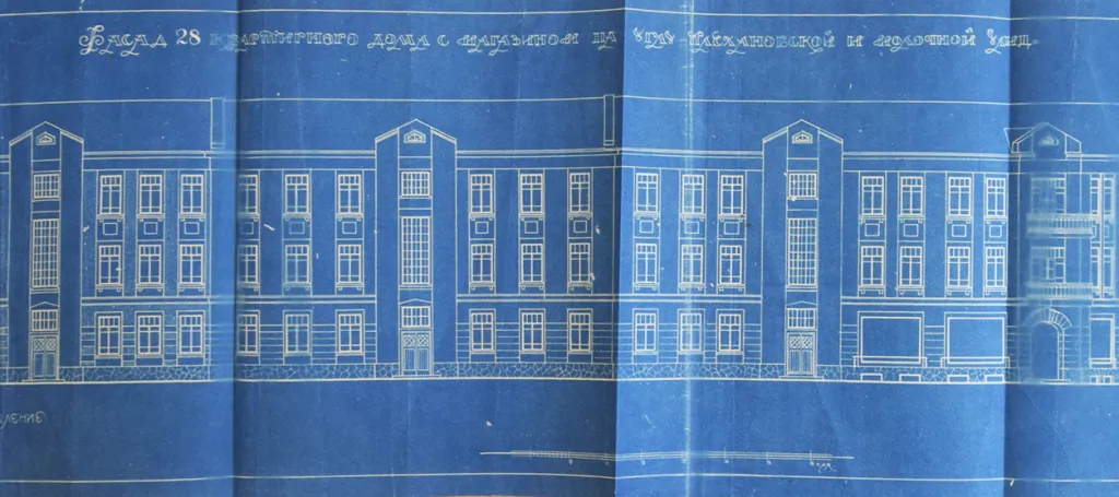 Проєктна план-схема будинку 1927 року