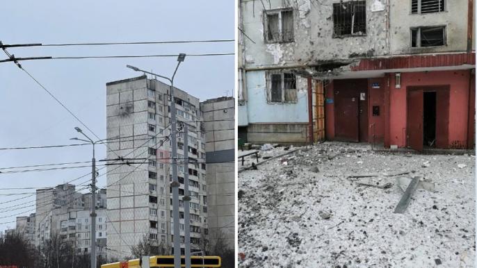 Будинок на вулиці Наталії Ужвій постраждав одним із перших на Салтівці