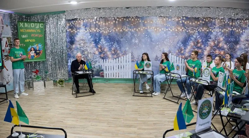 Ігор Терехов з представниками учнівського самоврядування Харків