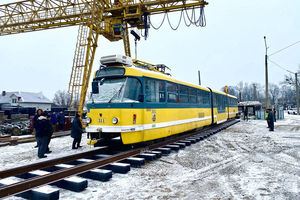 трисекційний трамвай Харків