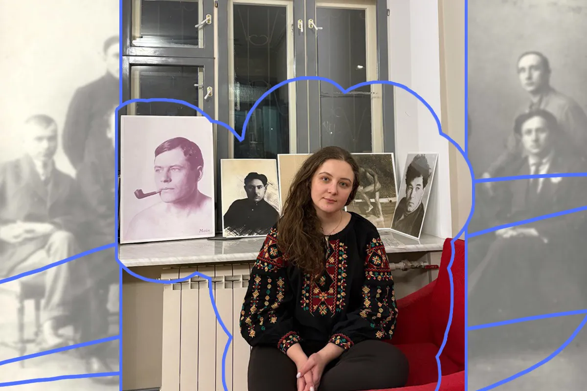 Правнучка Василя Еллан-Блакитного Василина Гарань у будинку «Слово». 2026 рік