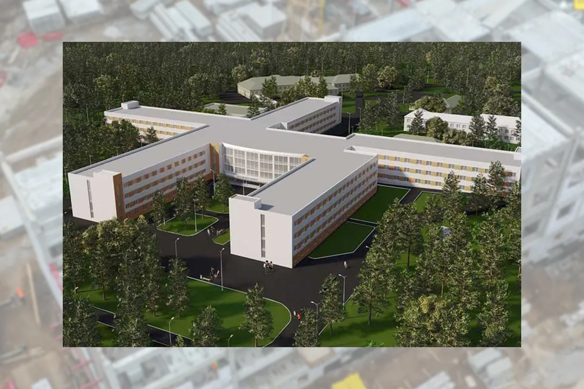 Проєкт будівлі лікарні