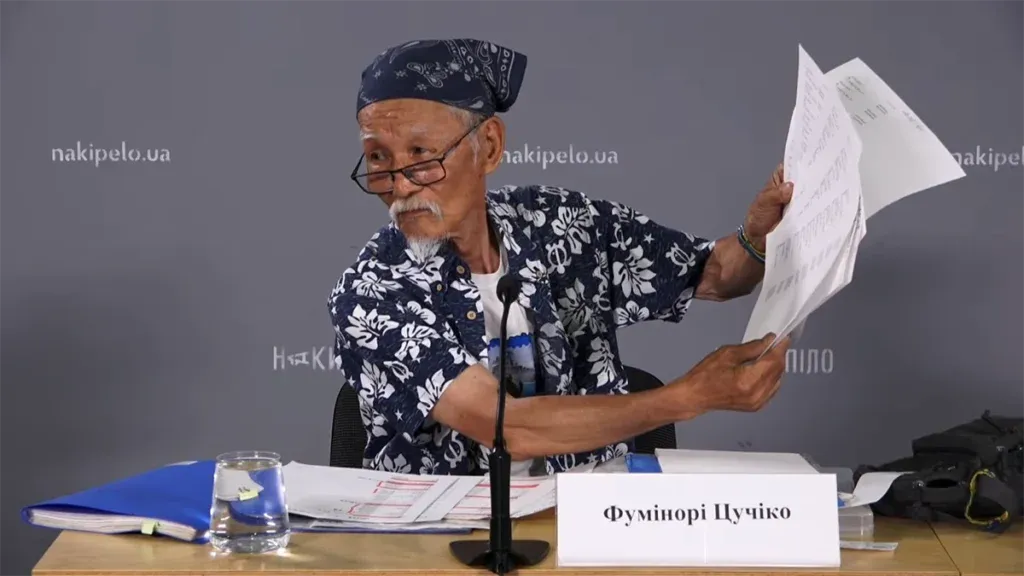 Японський волонтер Фумінорі Цучіко Салтівка Харків