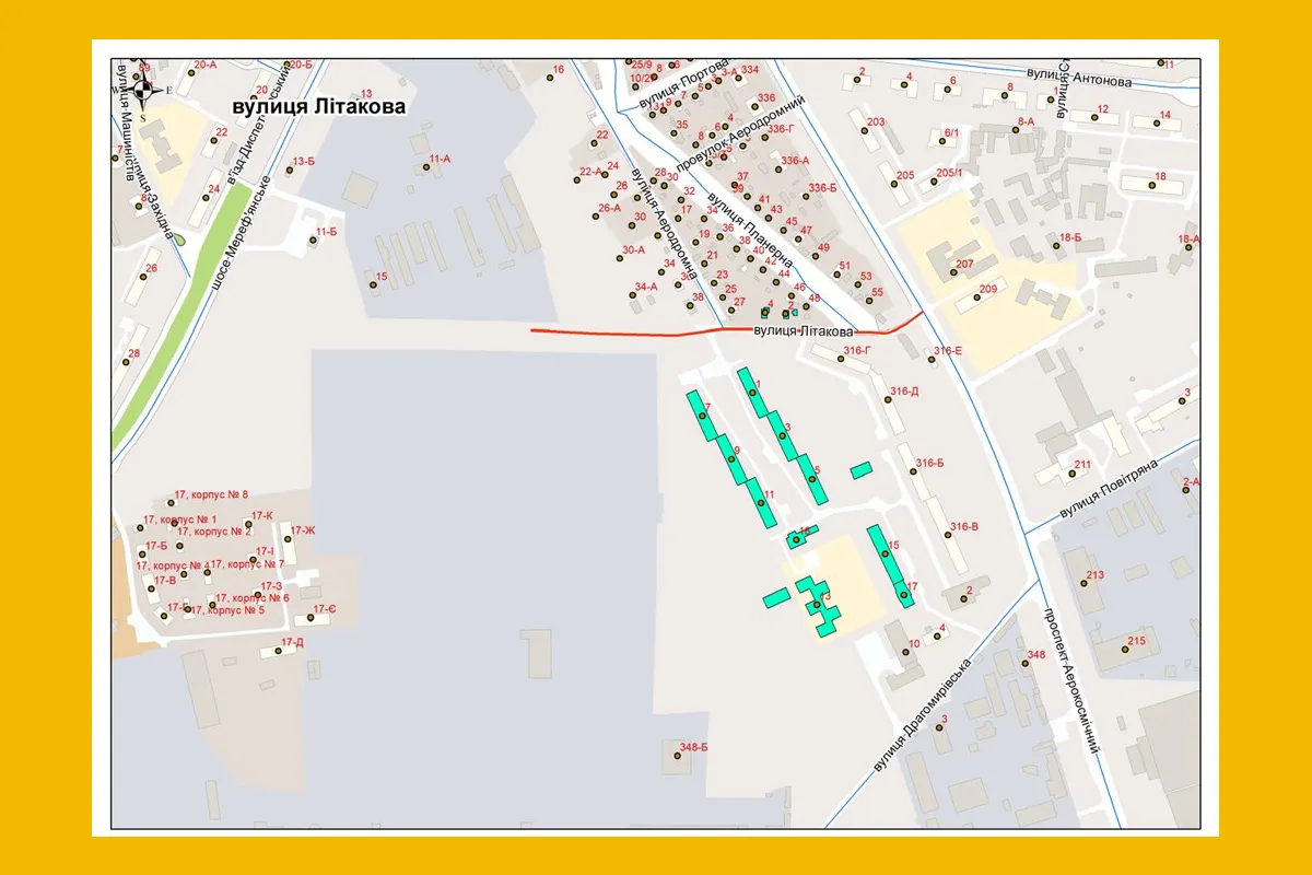Вулиця Літакова Харків