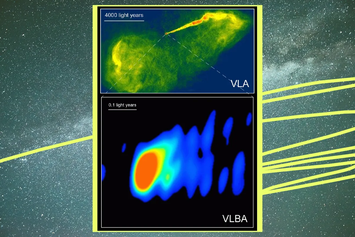 Радіозображення галактики M87