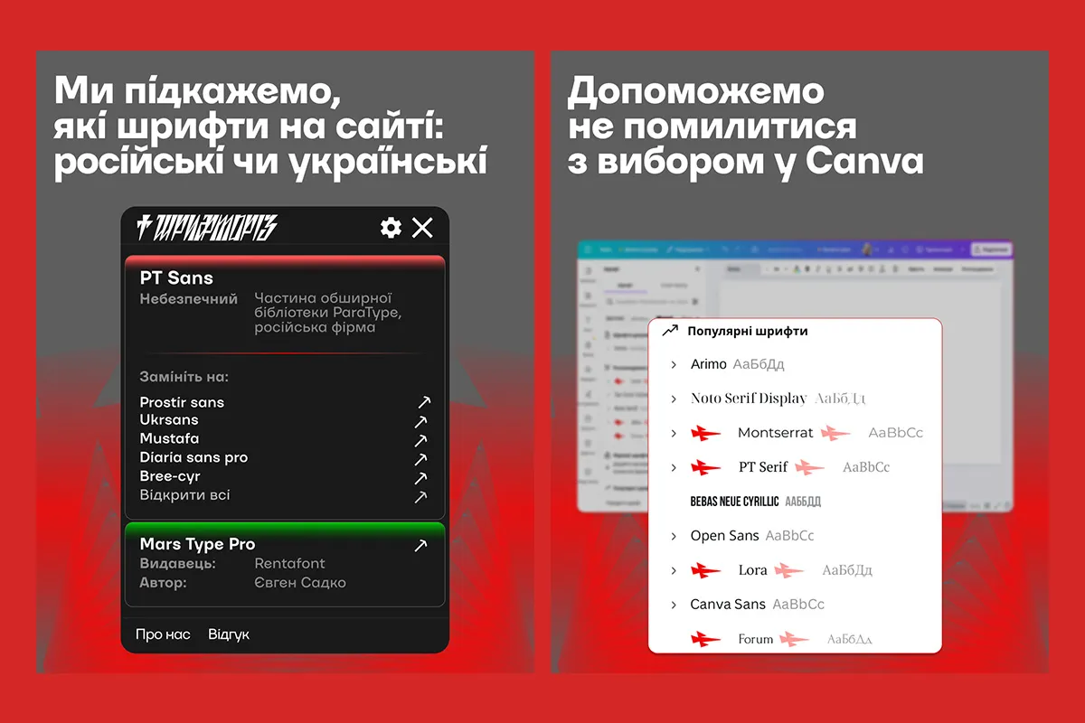 шрифторіз завантажити
