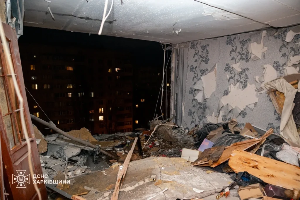 обстріл будинку Харків