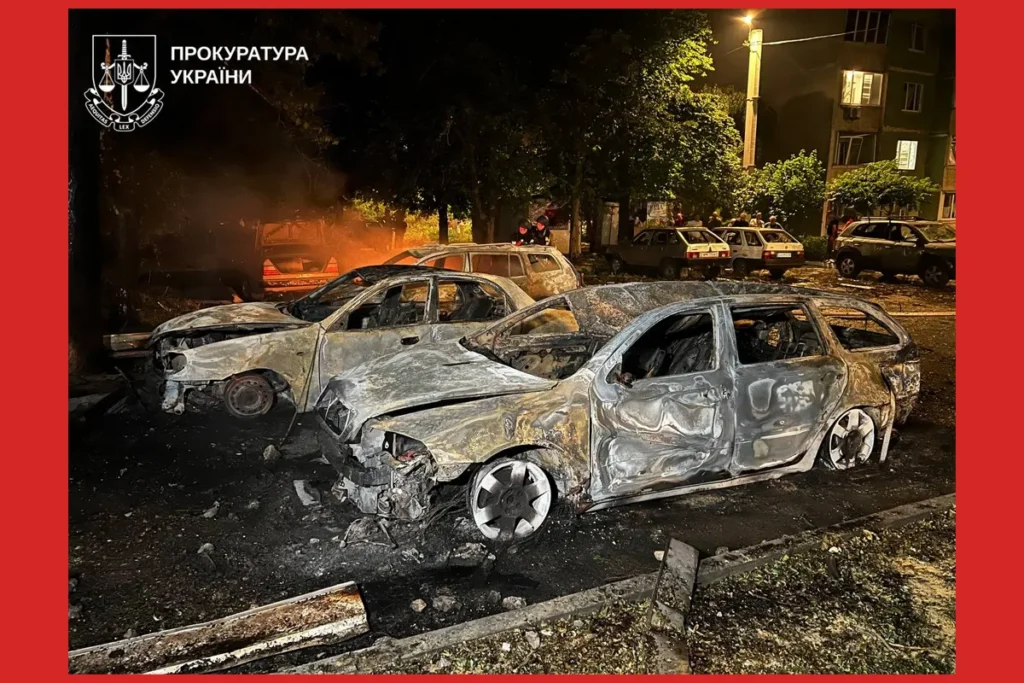 Наслідки ракетного обстрілу Чугуєва та атаки на Харків