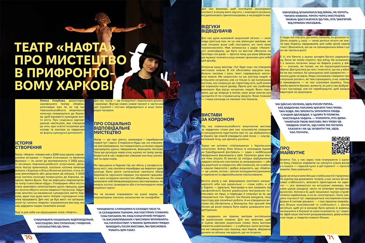 нафта інклюзивна вистава