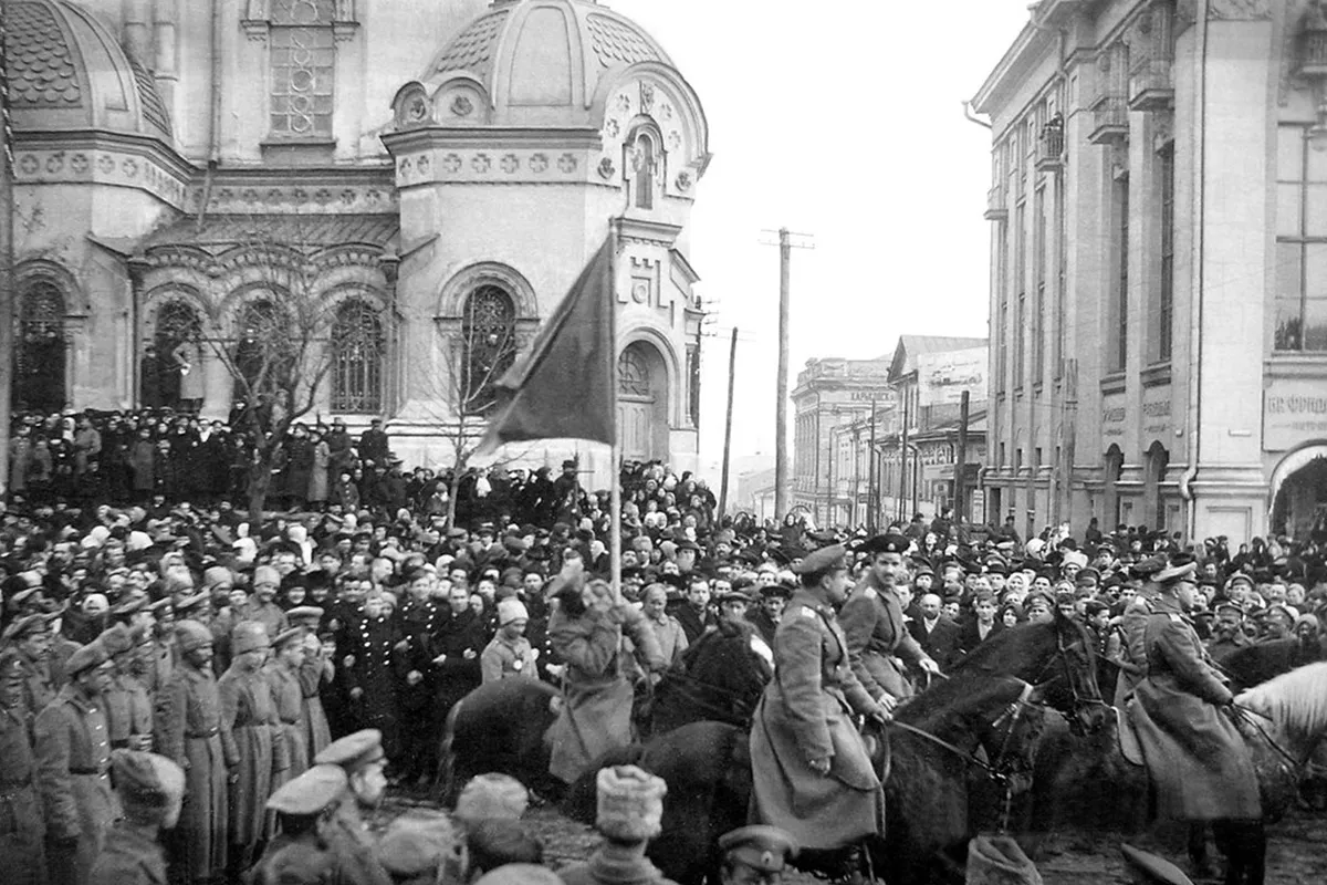 Мітинг у Харкові Лютнева революція, березень 1917 року